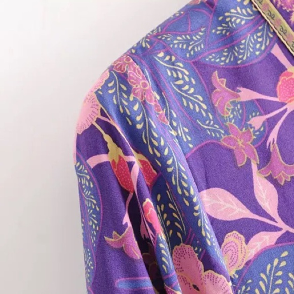 LAST ONE🎉Floral lantern sleeve dress - Picture 14 of 16
